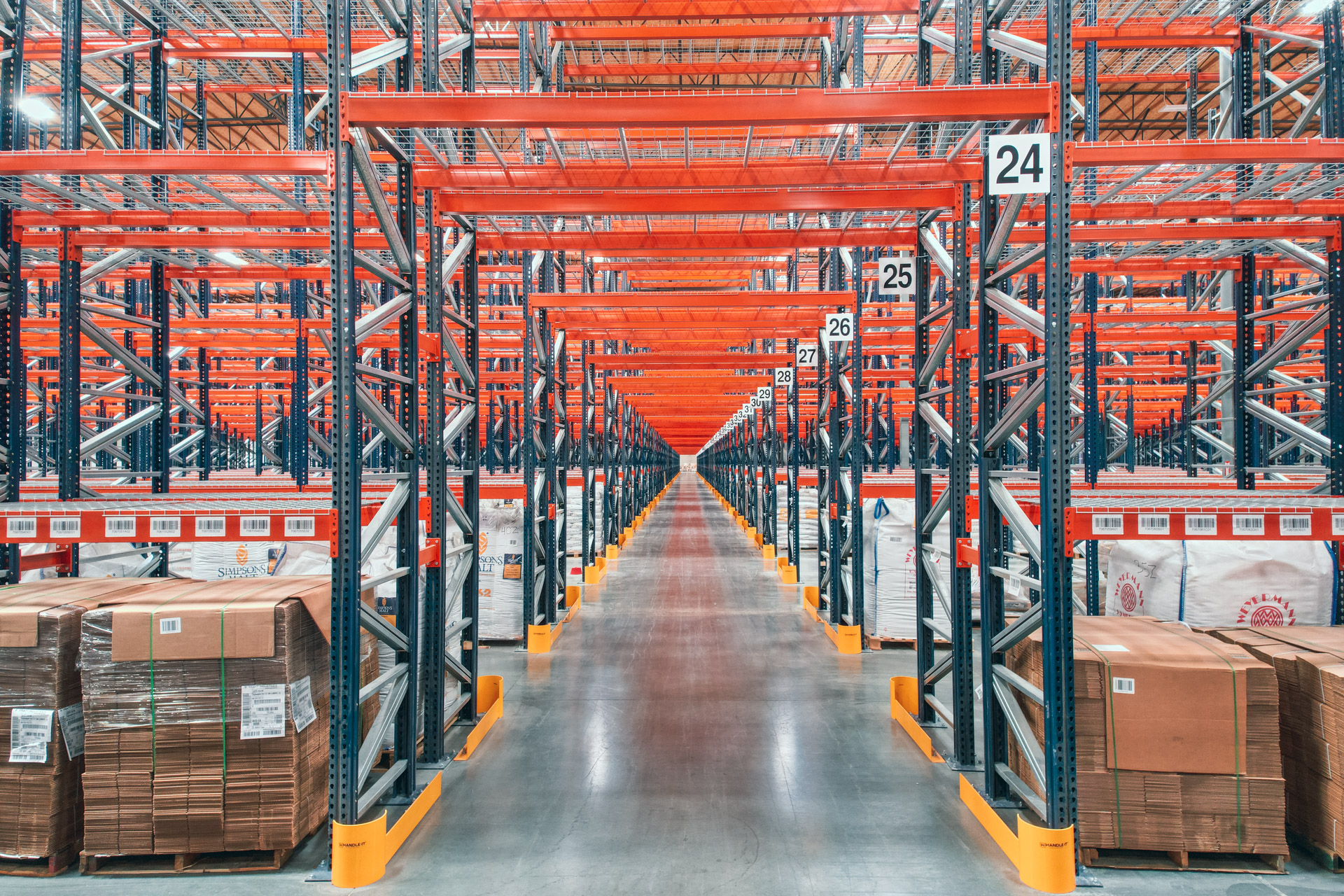Industrial pallet racking installation in Albuquerque warehouse